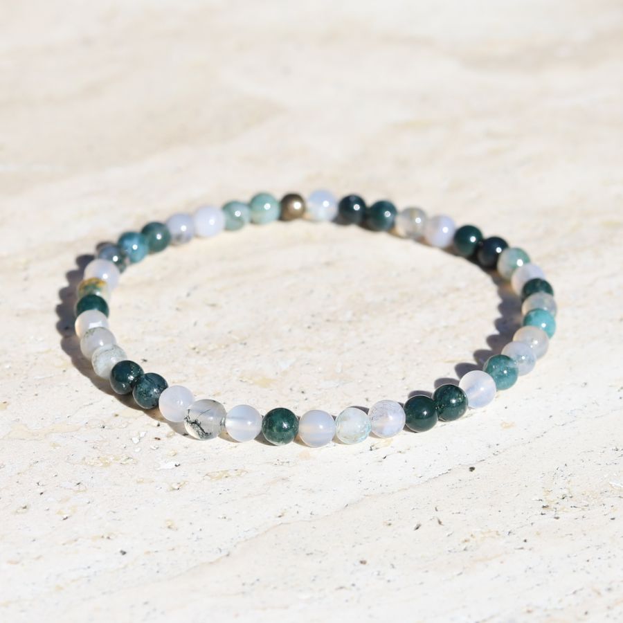 Moss Agate Bracelet- *Final Sale*