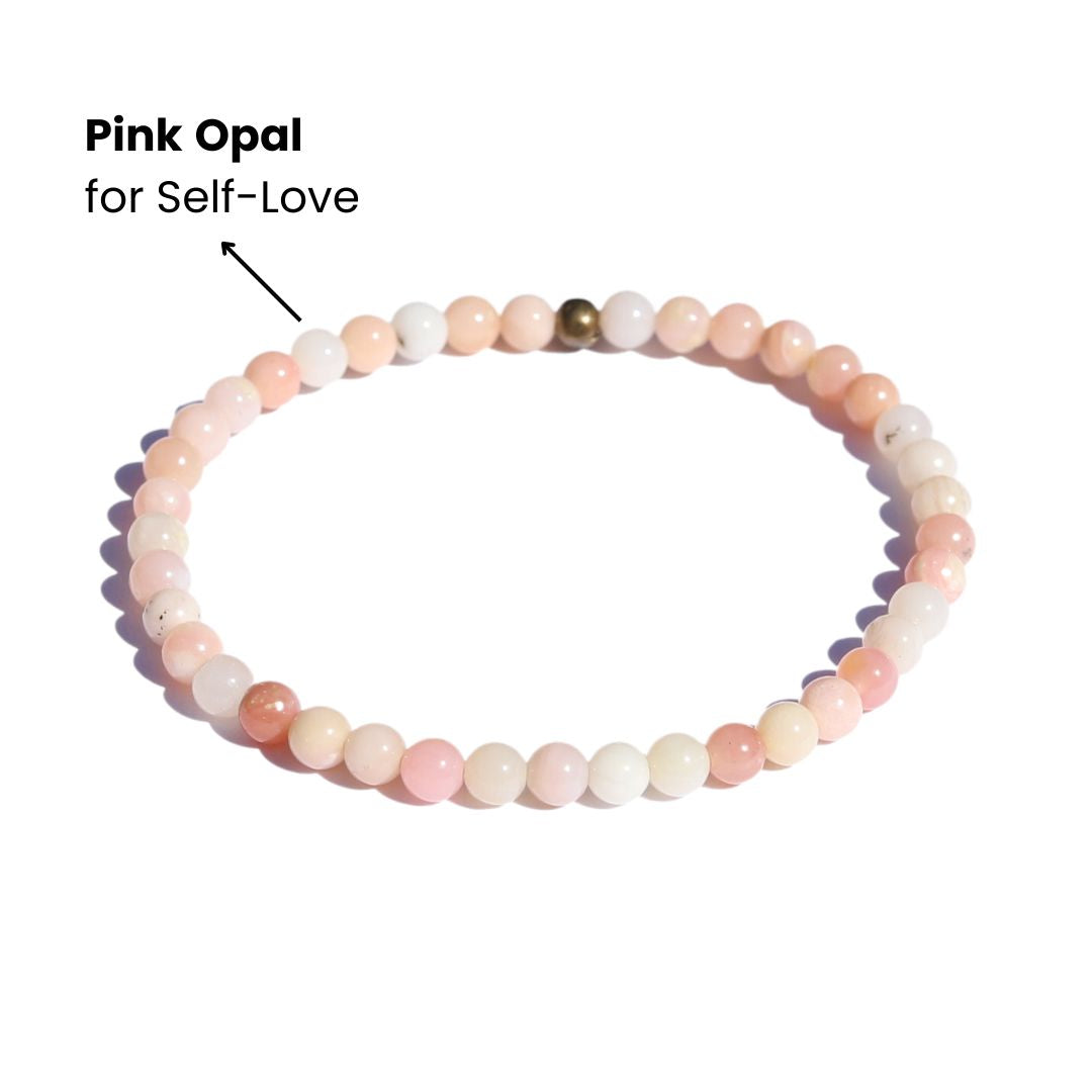 Pink Opal Delicate Bracelet