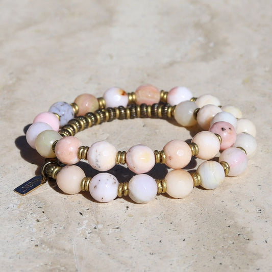 Pink Opal Mala Bracelet *Final Sale*