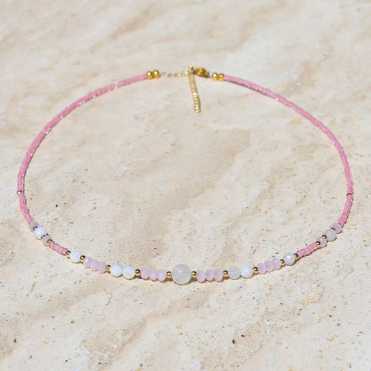Pink Moonstone Necklace *Final Sale*