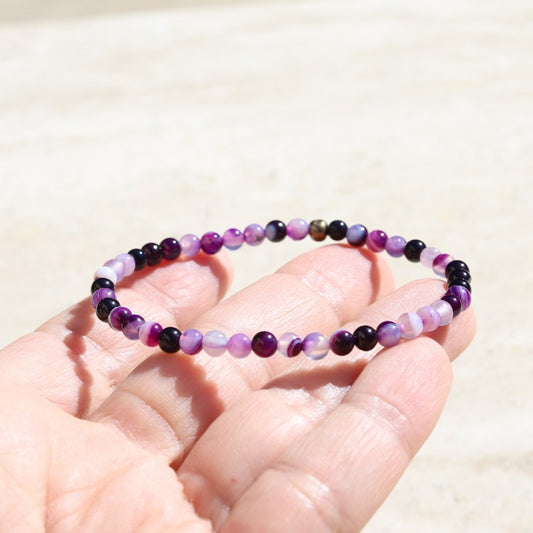 Purple Agate Delicate Bracelet *Final Sale*