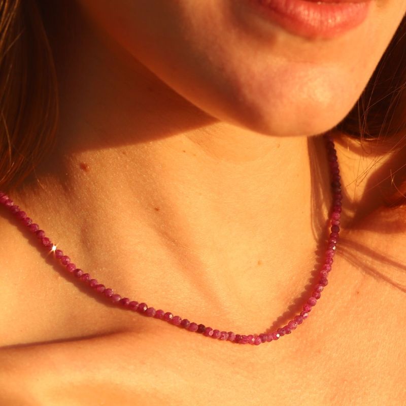 Ruby Delicate Luxury Necklace