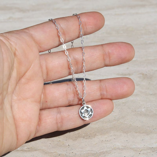 Sacral Chakra Sterling Silver Chain Necklace *Final Sale*