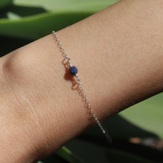 Sapphire Sterling Silver Bracelet - September