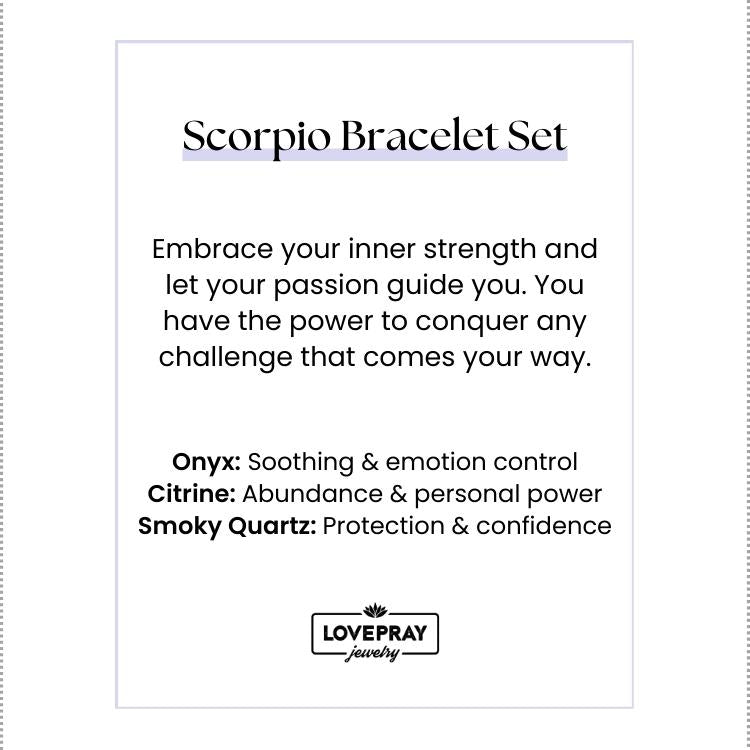 Scorpio Bracelet Set