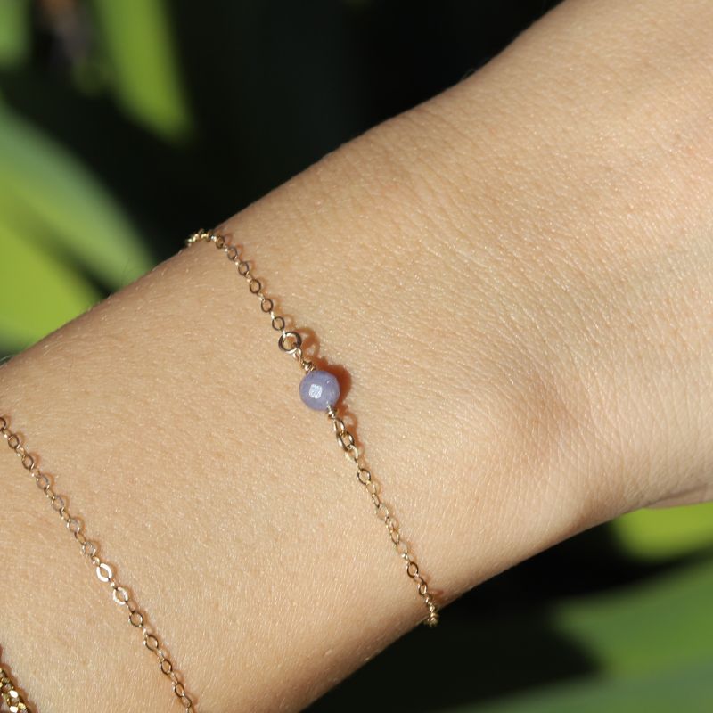 Tanzanite Birthstone Bracelet