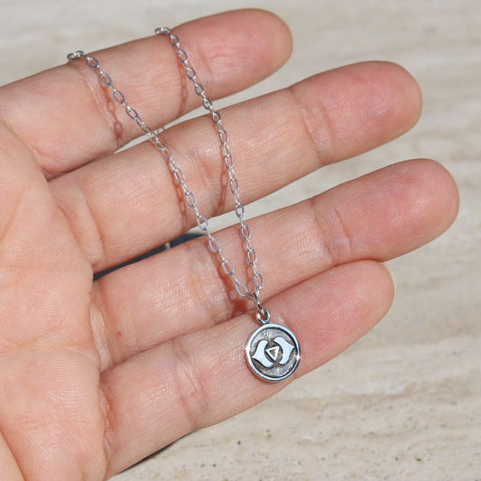 Third Eye Chakra Sterling Silver Chain Necklace *Final Sale*