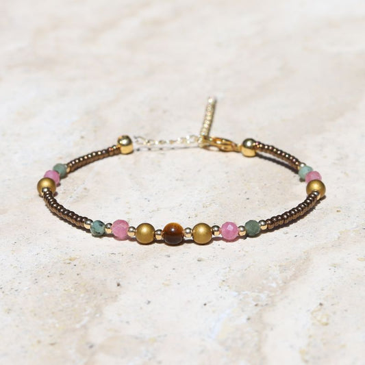 Tourmaline and Hematite Bracelet