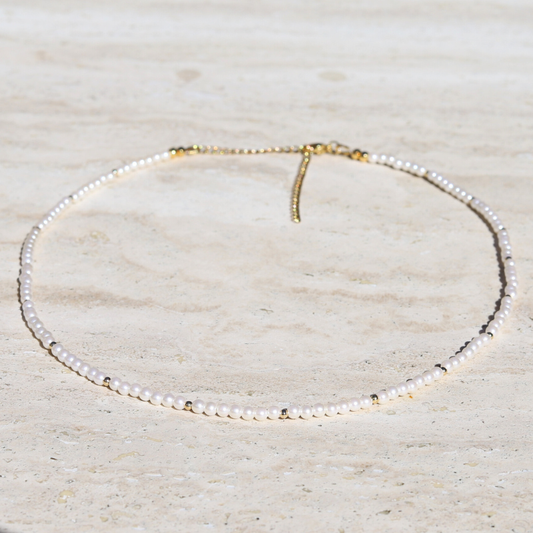 Vegan Pearl Necklace