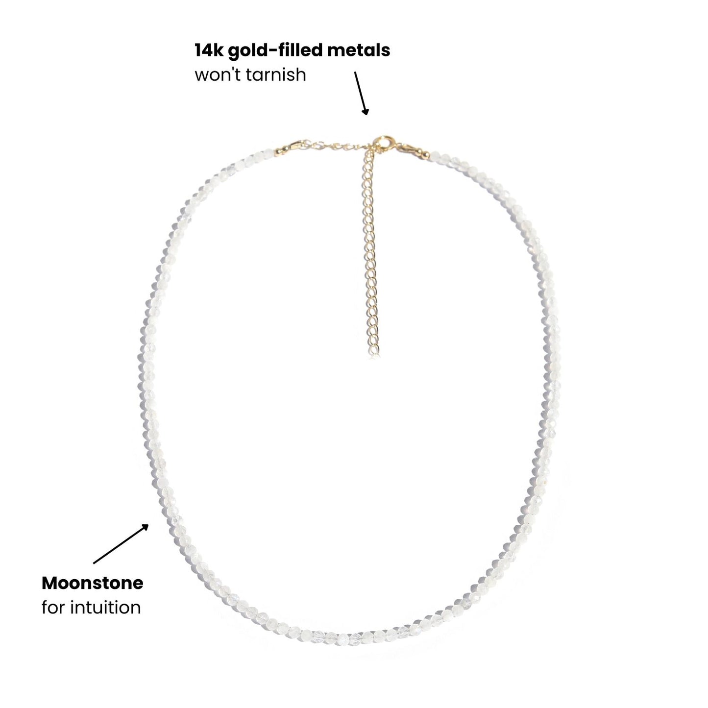 White Moonstone Luxury Necklace