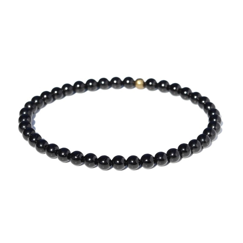 Black Tourmaline Delicate Bracelet 