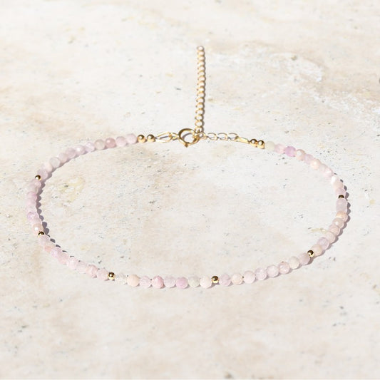 Kunzite Luxury Anklet