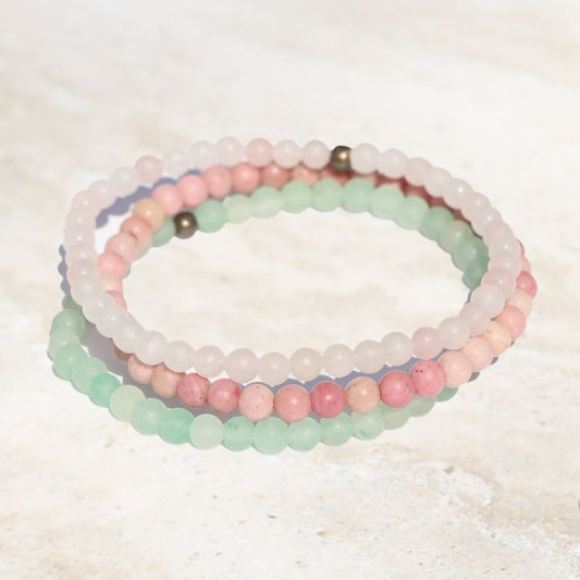 love matte bracelet set