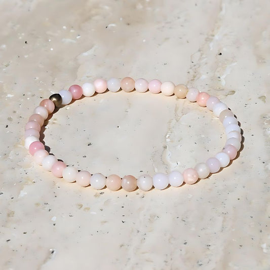 pink opal delicate bracelet