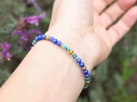 lapis lazuli and apatite bracelet video