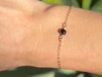 Black Tourmaline Birthstone Bracelet