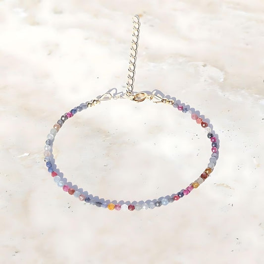 sapphire delicate bracelet