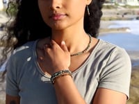 Moss Agate and Tiger's Eye Jewelry Bundle