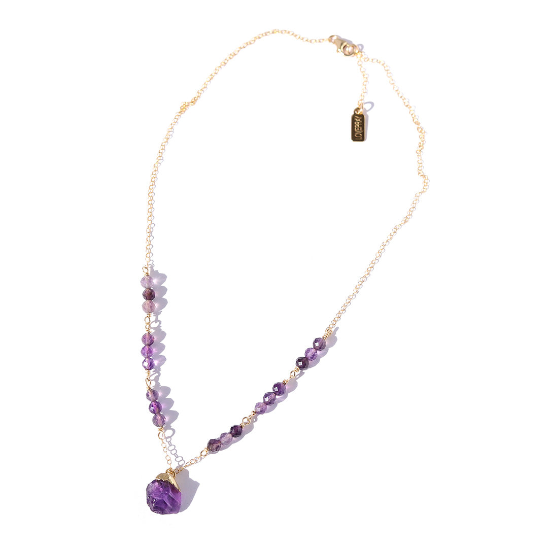 Amethyst Gold Filled Necklace