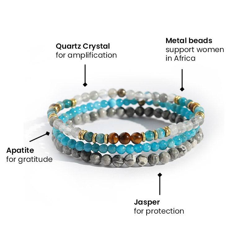 Apatite, Tigers Eye and Jasper Gemstones Meaning