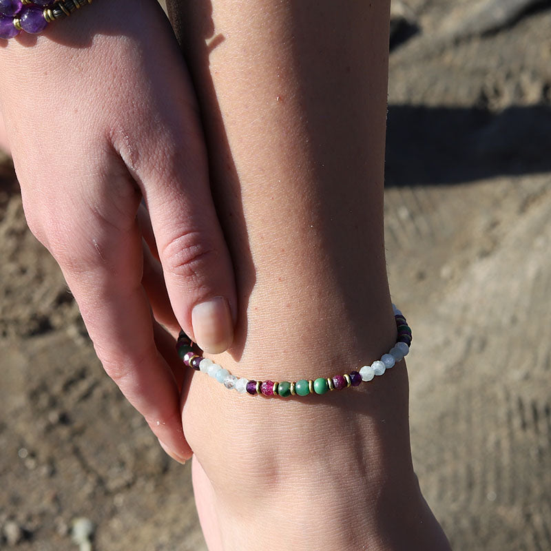 Ruby anklet sales