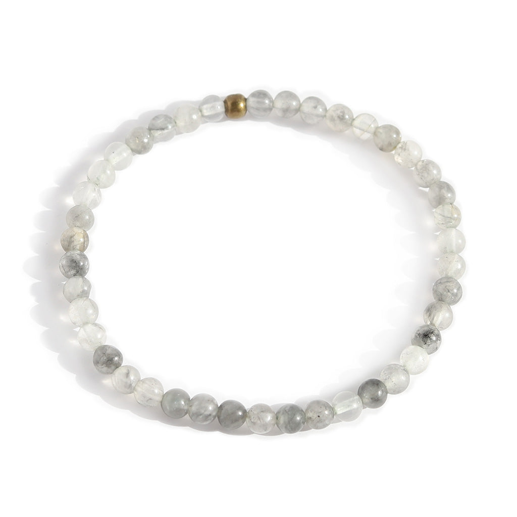 Cloudy Quartz Delicate Bracelet