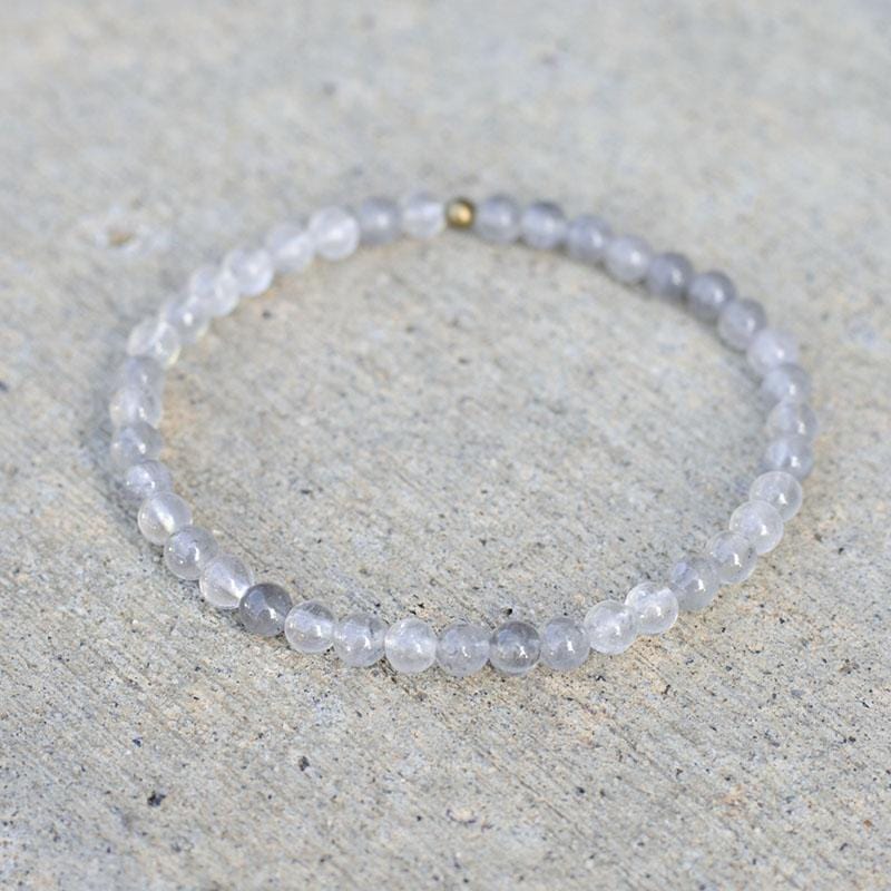 Cloudy Quartz Delicate Bracelet