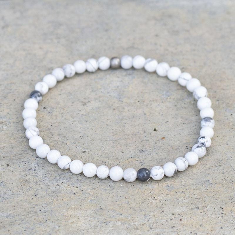 Dainty Howlite Bracelet