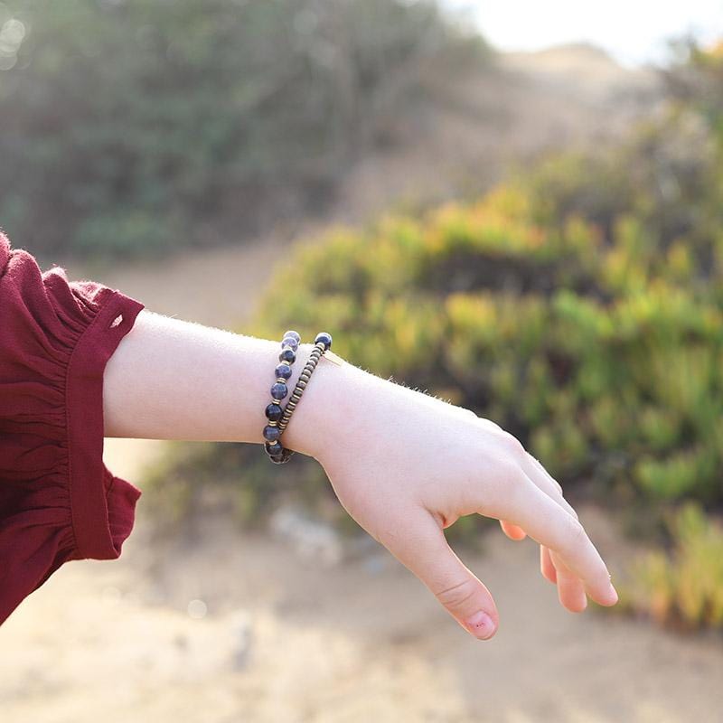 Lolite Wrist Mala Bracelet
