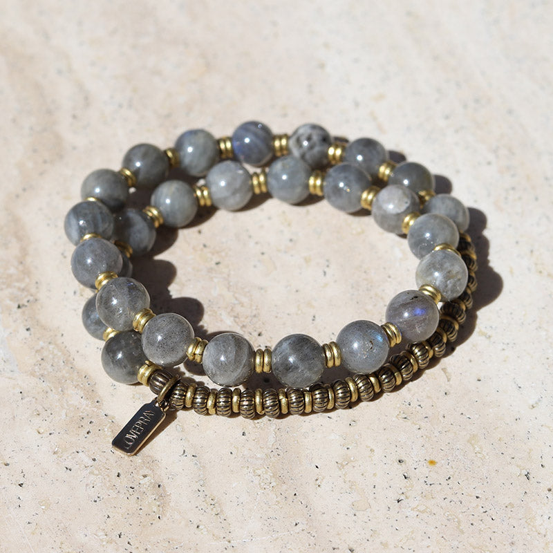 Luxury Labradorite  Mala Bracelet