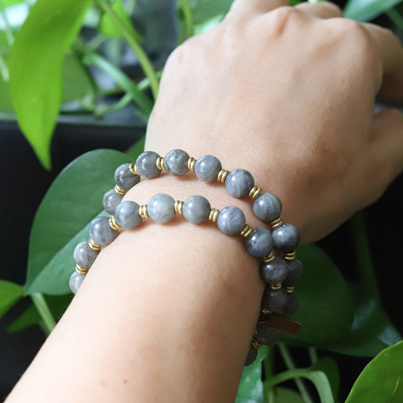 Labradorite  Mala Bracelet