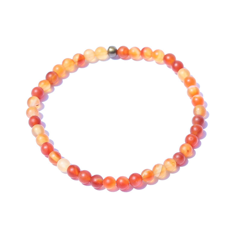 Matte Carnelian Bracelet