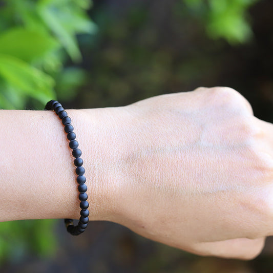 Matte Onyx Bracelet on hand model