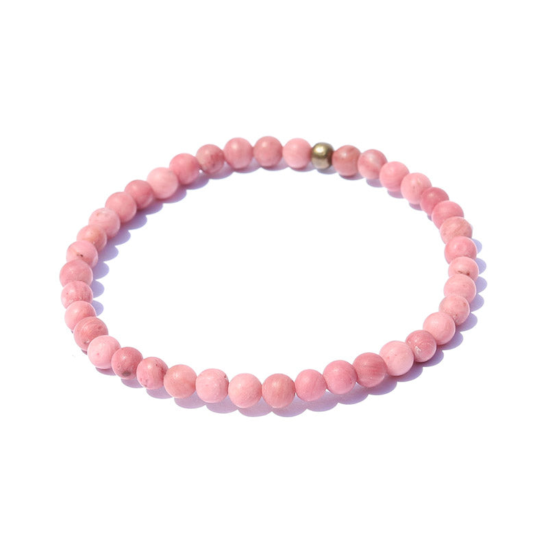 Matte Rhodonite Bracelet