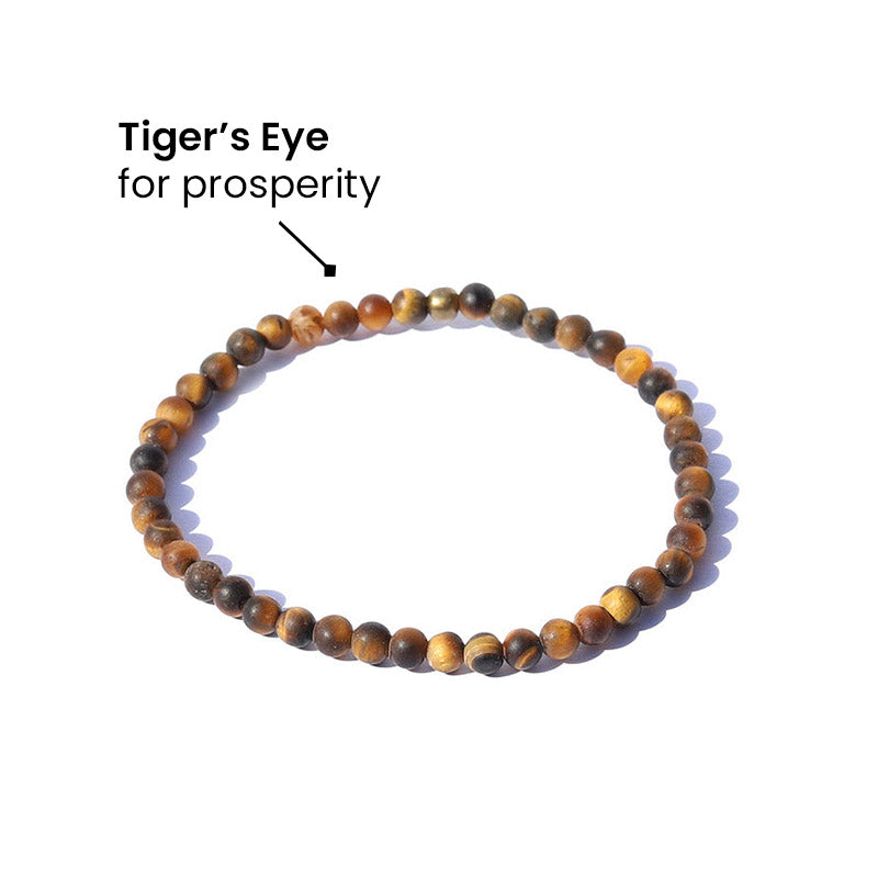 Matte Tiger's eye Bracelet gemstone meaning