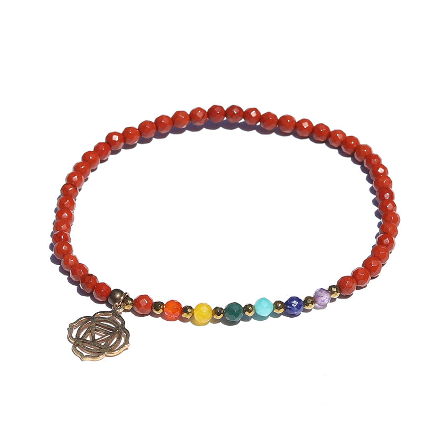Root chakra anklet by Lovepray jewelry