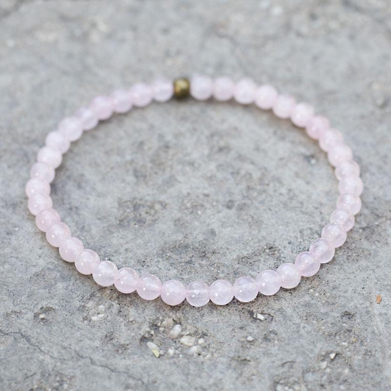 Rose Quartz Dainty Bracelet