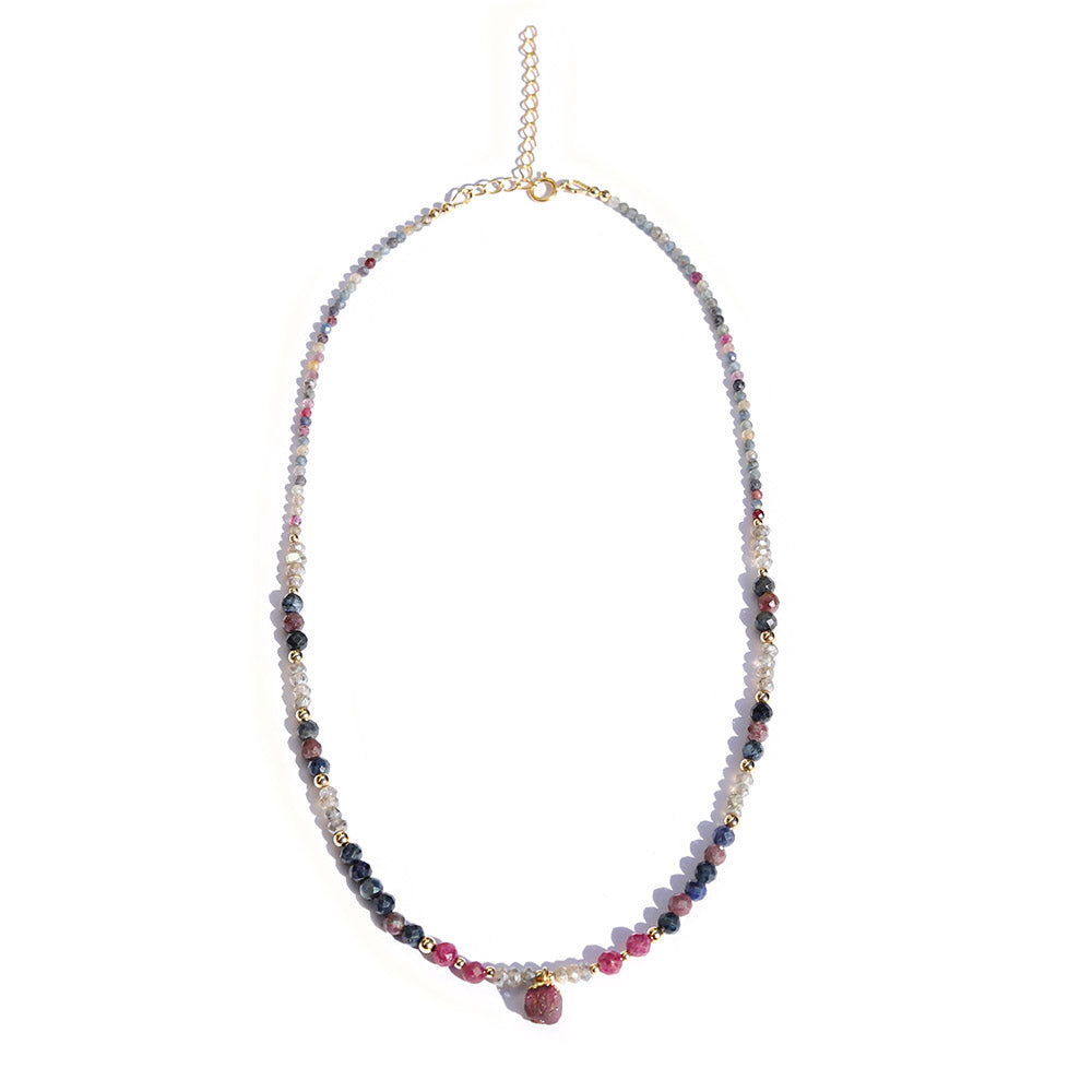 Sapphire and Ruby Luxury Necklace - PRE- ORDER