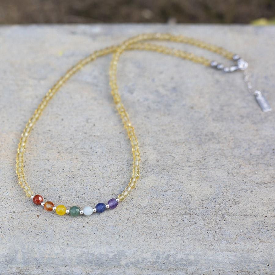 Solar Plexus Chakra Gemstones Choker