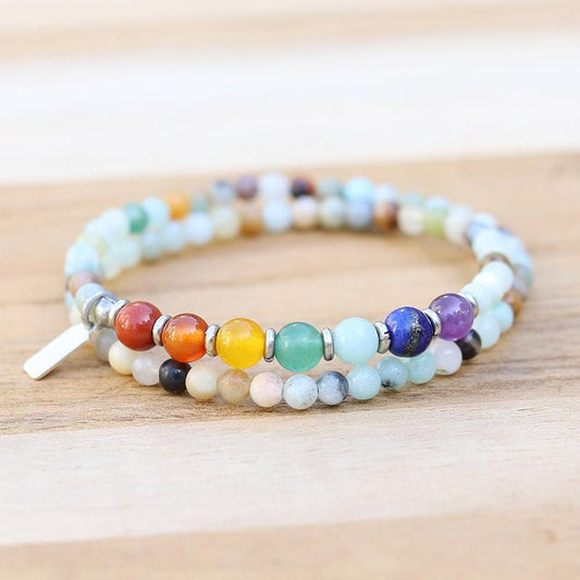 Throat Chakra Wrap Bracelet