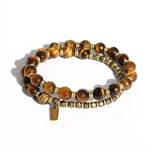 Tiger's Eye Wrist Mala Bracelet