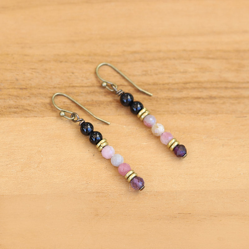 "Protection and Good Energy" Tourmaline Earrings