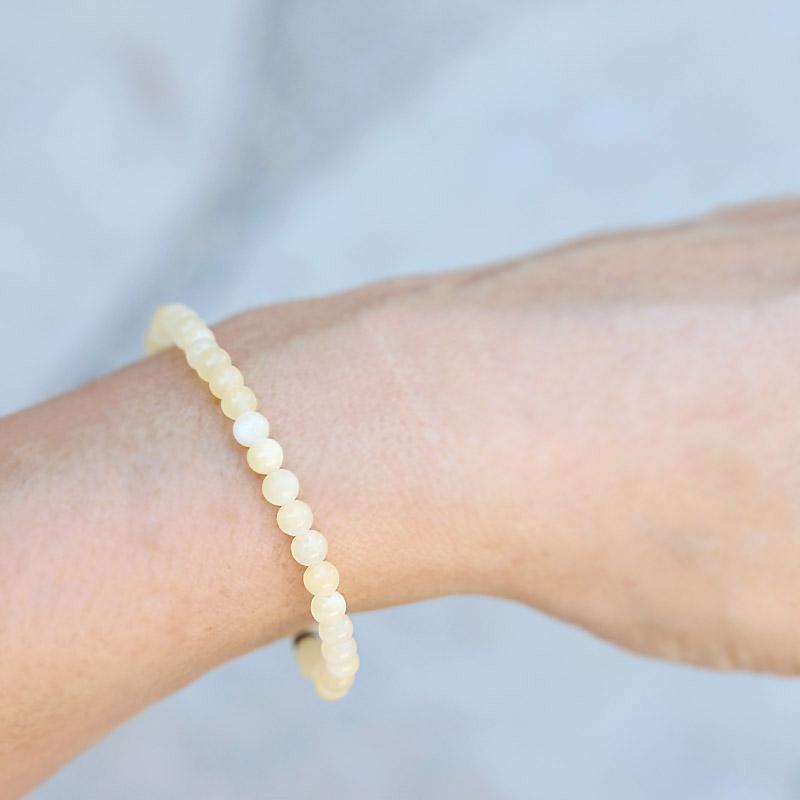 Yellow Chalcedony Delicate Bracelet