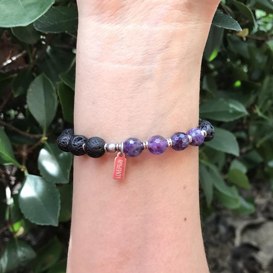 Bracelets - Crown Chakra Aromatherapy Bracelet
