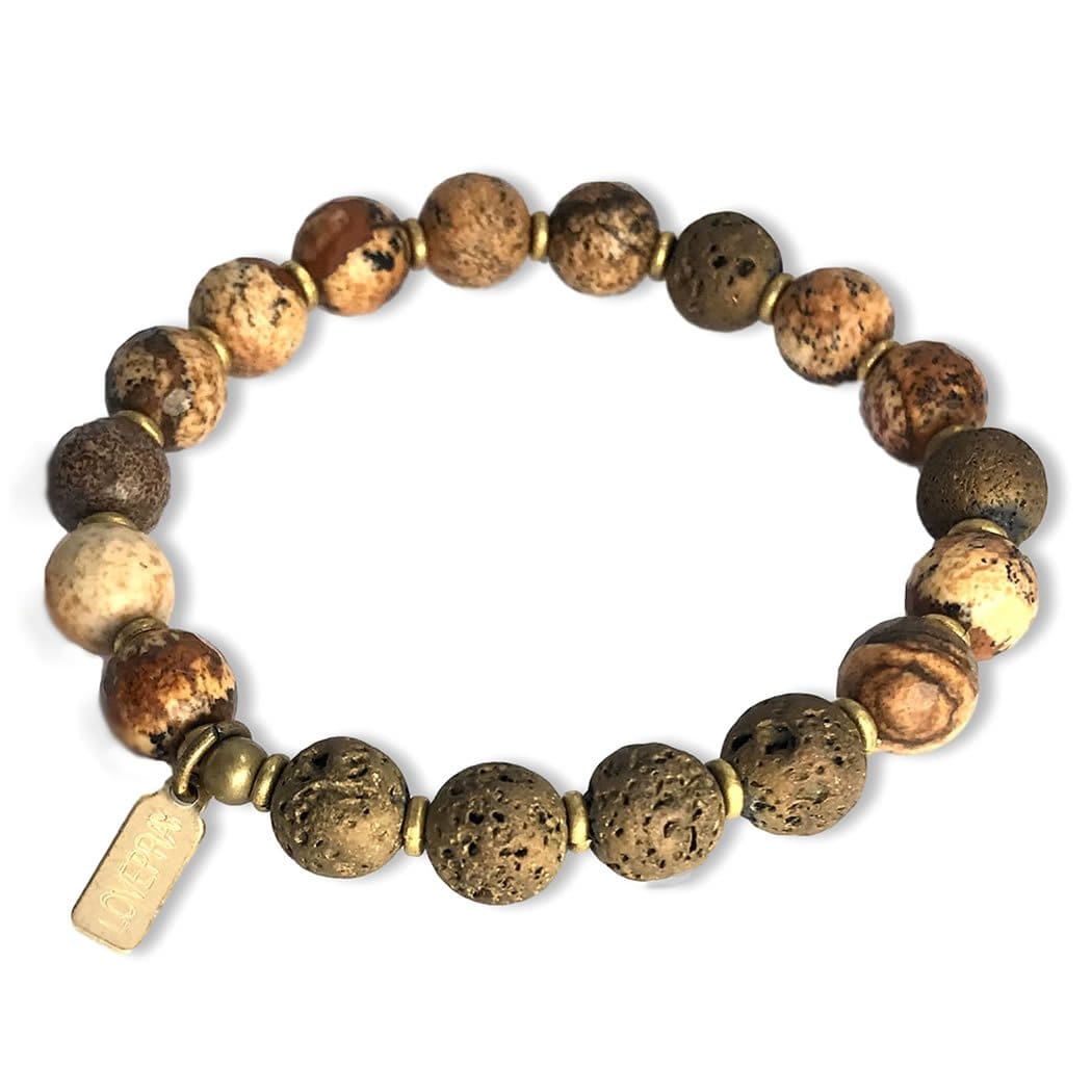 Bracelets - Jasper Essential Oil Diffuser Bracelet