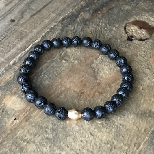 Bracelets - Lava Rock Bracelet
