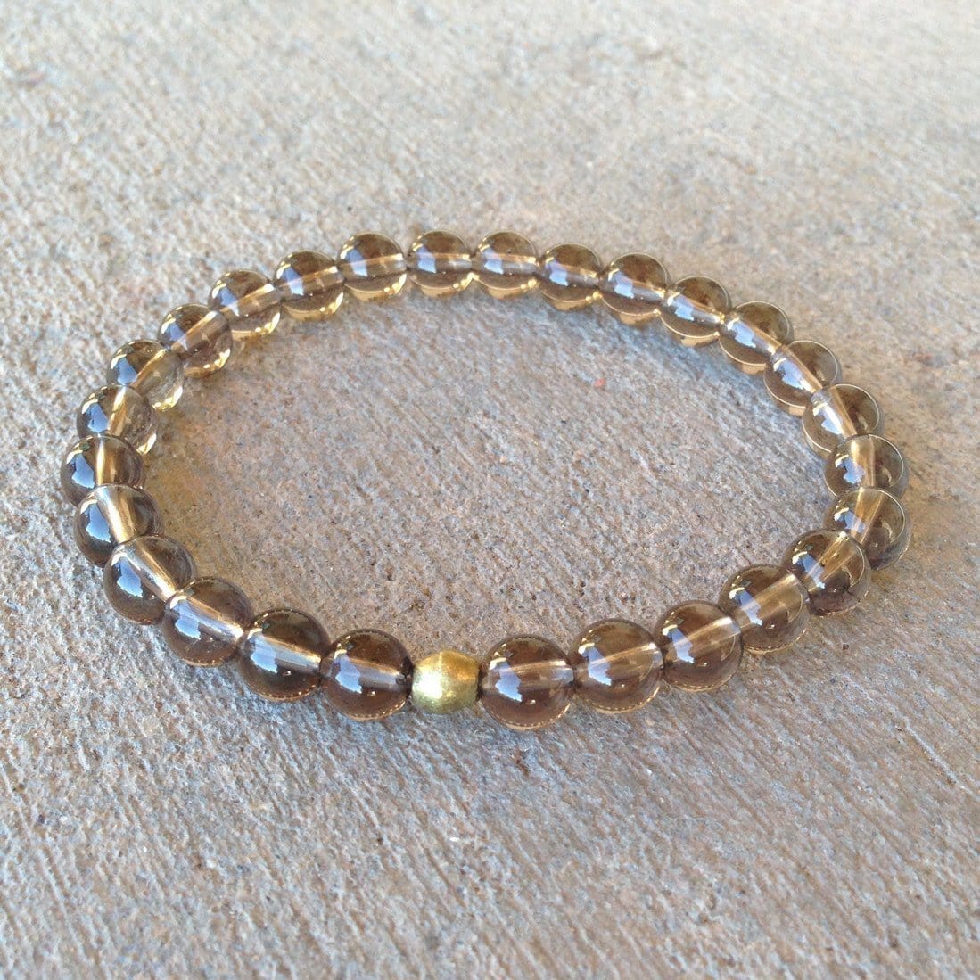 Bracelets - Positivity, Smoky Quartz Mala Bracelet