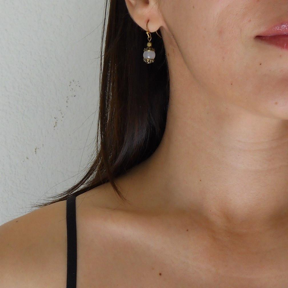 Earrings - Healing And Comfort, Genuine Rose Quartz Gemstone Earrings