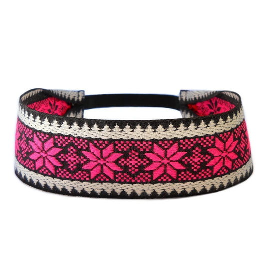 Headbands - Beauty, Pink And Black Headband