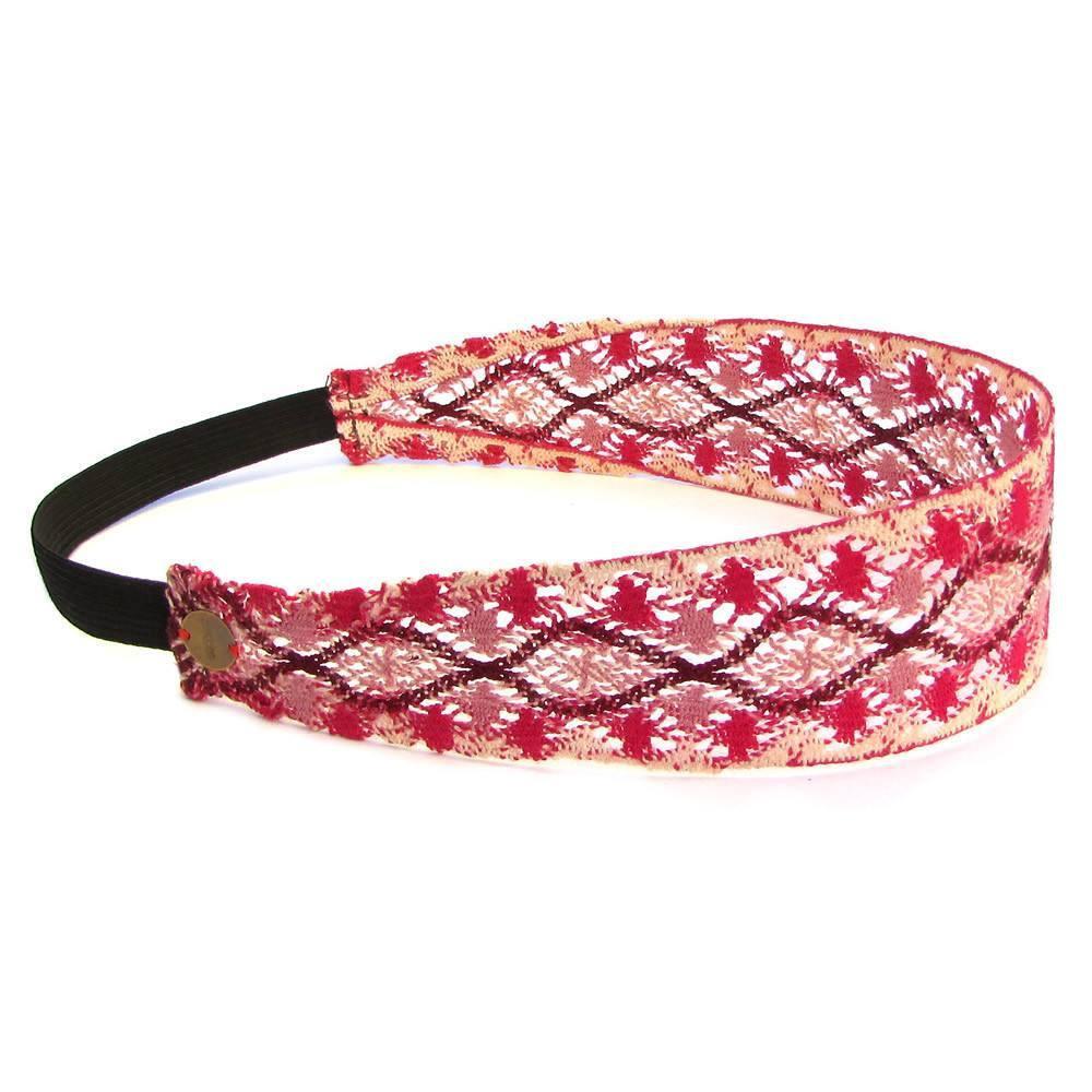 Headbands - Pink Crochet Headband